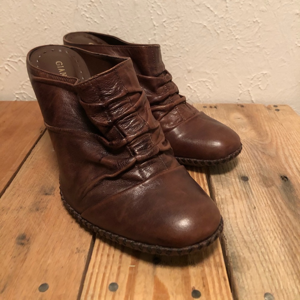 Gianni Bini leather mules | size 7.5